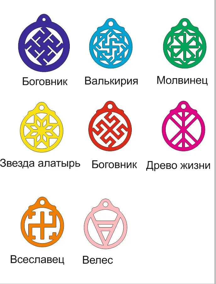 Значки из дерева символы 2